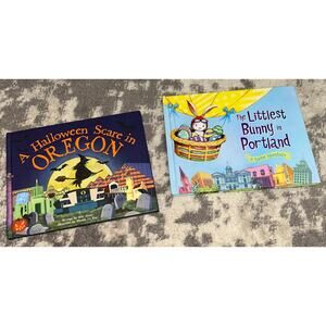 Sourcebooks 2 Books Halloween Oregon Theme & Easter Portland Themed (NEW)